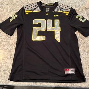 COPY - Oregon Ducks #24 college football black jersey